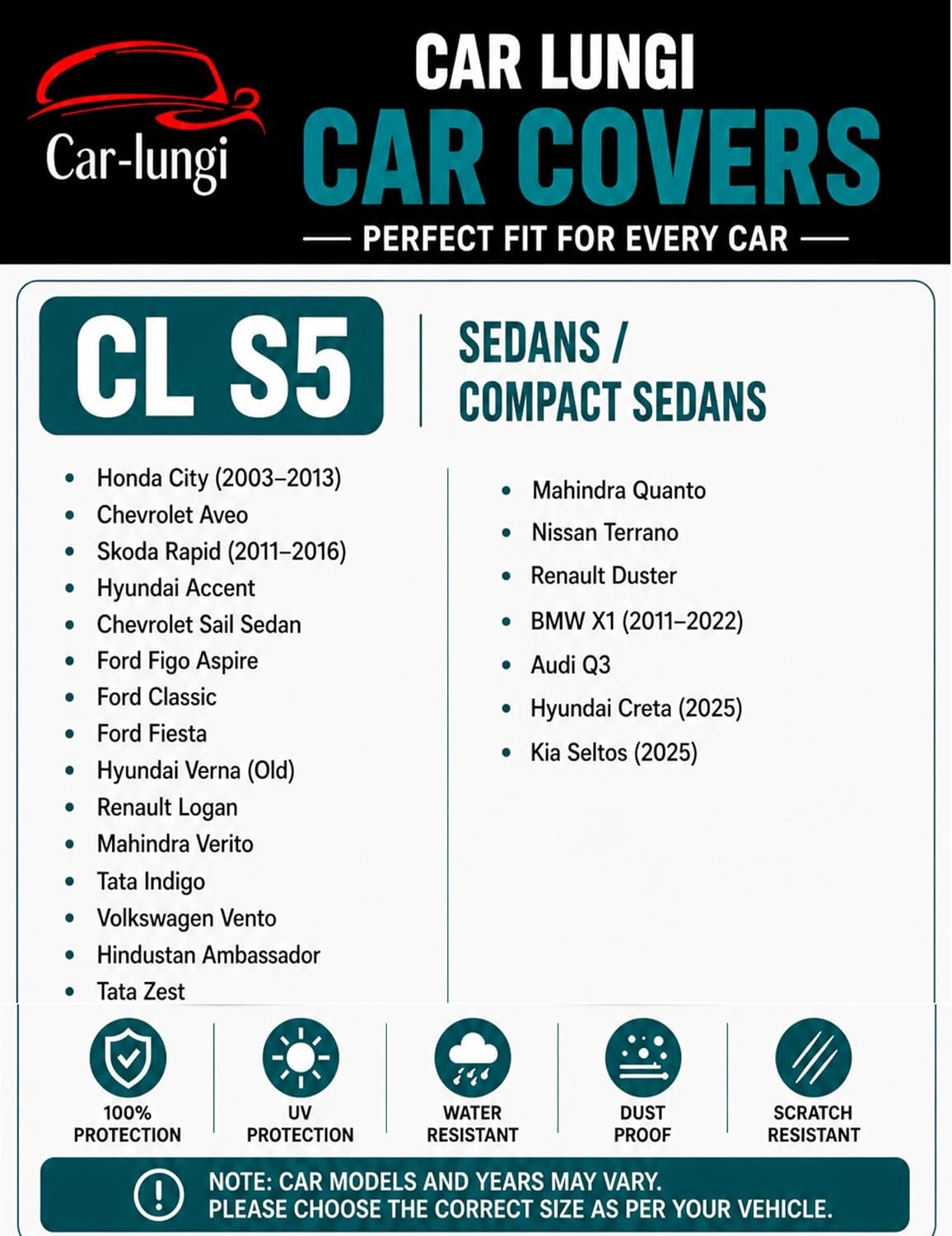 CARLUNGI car body cover folded for storage